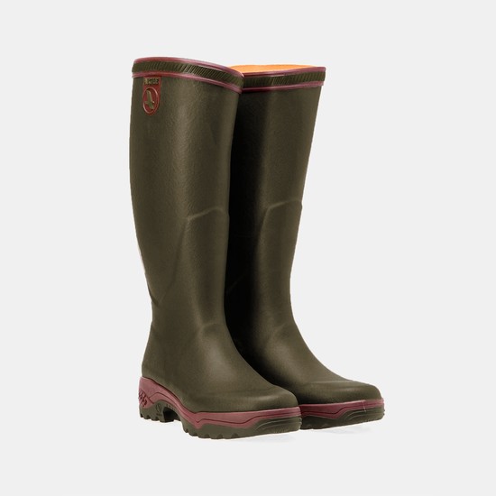 Aigle Anti-fatigue Rain Boots Men Olive ZA-16094